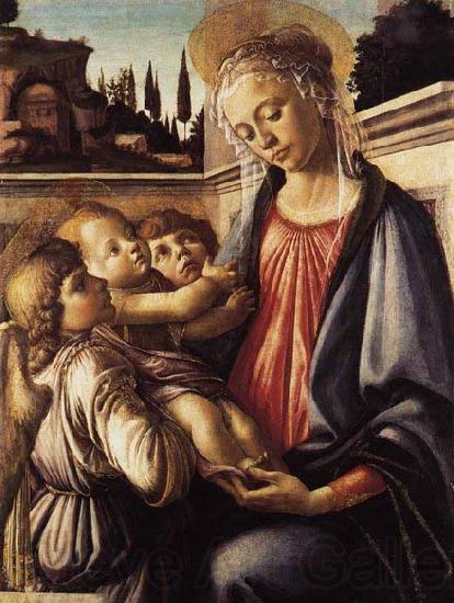 Sandro Botticelli Madonna and Child and Two Angels France oil painting art